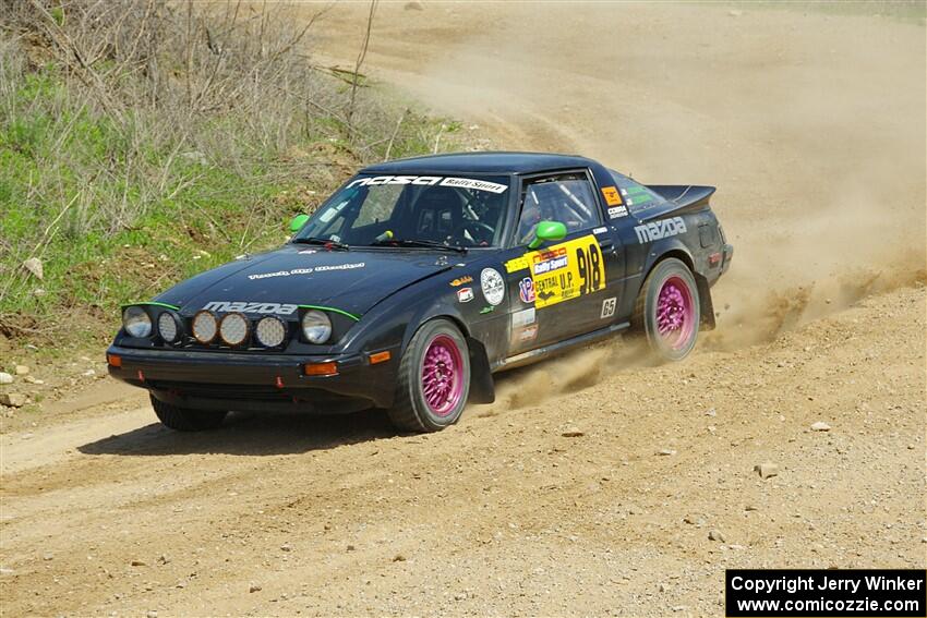 John Gusmano's Mazda RX-7 on SS1, J5 North.