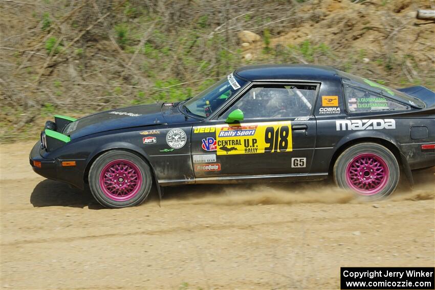 John Gusmano's Mazda RX-7 on SS1, J5 North.
