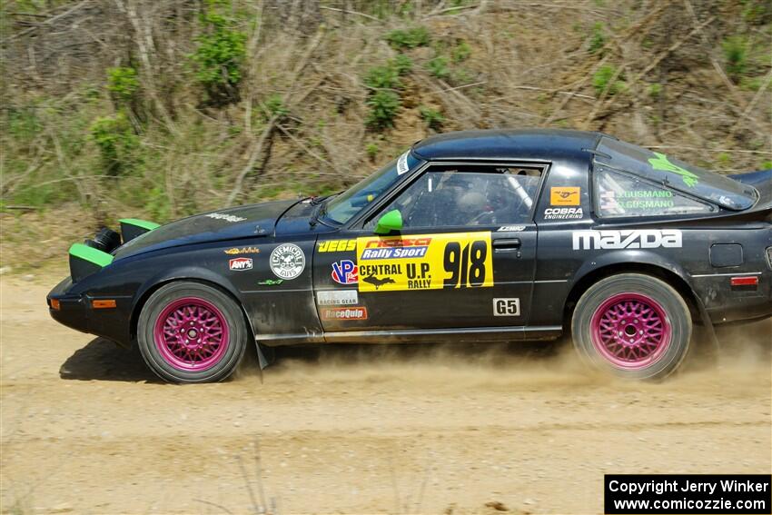 John Gusmano's Mazda RX-7 on SS1, J5 North.