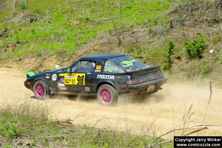 John Gusmano's Mazda RX-7 on SS1, J5 North.