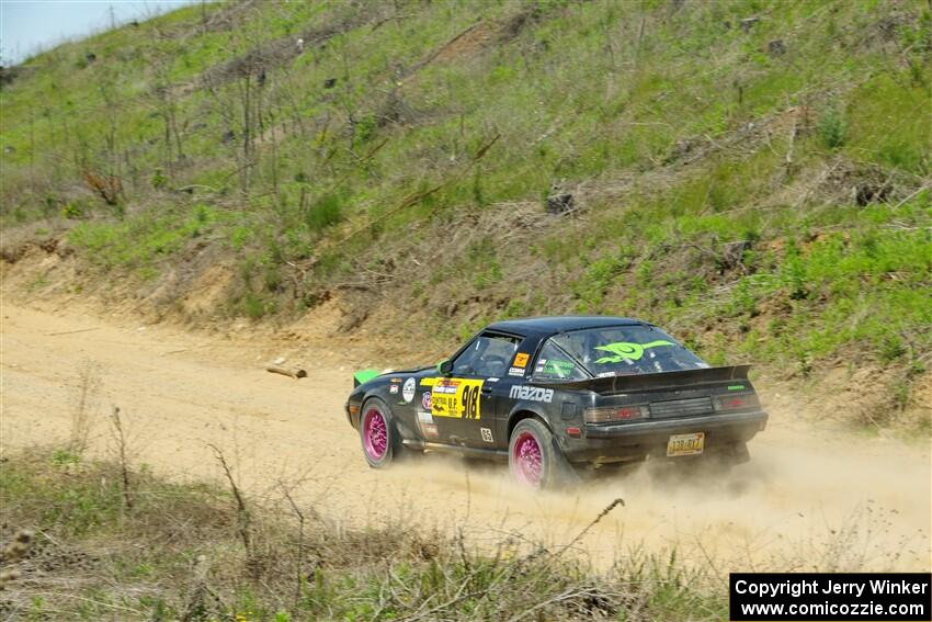 John Gusmano's Mazda RX-7 on SS1, J5 North.