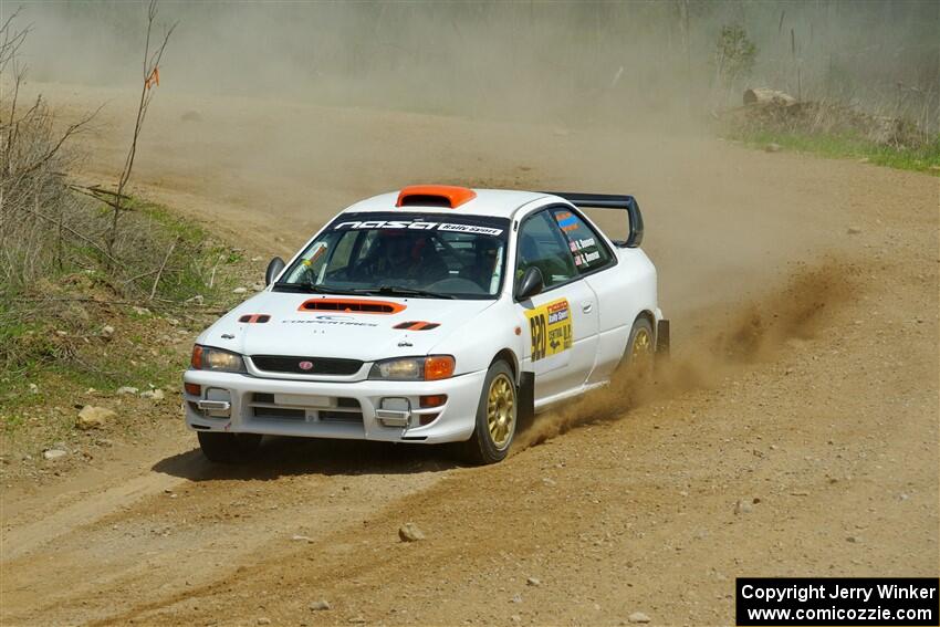 Richard Donovan / Greg Donovan Subaru Impreza on SS1, J5 North.