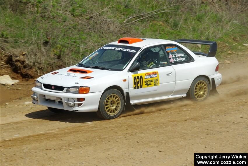 Richard Donovan / Greg Donovan Subaru Impreza on SS1, J5 North.