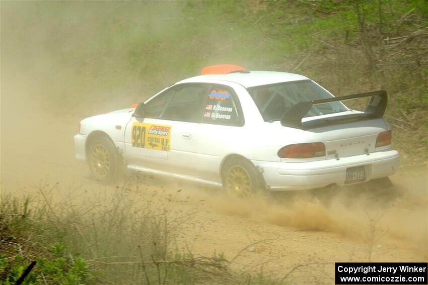 Richard Donovan / Greg Donovan Subaru Impreza on SS1, J5 North.