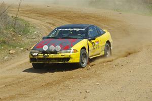 Zach Richard / Eli Goethel Mitsubishi Eclipse on SS1, J5 North.