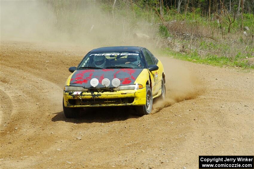 Zach Richard / Eli Goethel Mitsubishi Eclipse on SS1, J5 North.