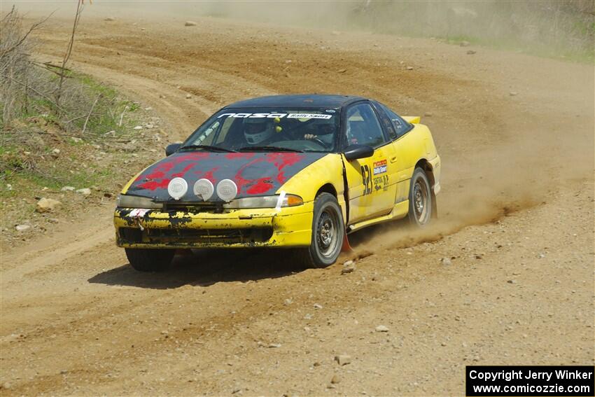 Zach Richard / Eli Goethel Mitsubishi Eclipse on SS1, J5 North.