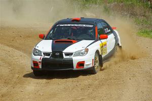 Jason Cook / Tim Kohlmann Subaru Impreza on SS1, J5 North.