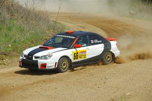 Jason Cook / Tim Kohlmann Subaru Impreza on SS1, J5 North.