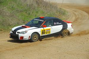 Jason Cook / Tim Kohlmann Subaru Impreza on SS1, J5 North.