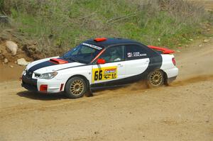 Jason Cook / Tim Kohlmann Subaru Impreza on SS1, J5 North.