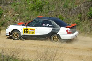 Jason Cook / Tim Kohlmann Subaru Impreza on SS1, J5 North.