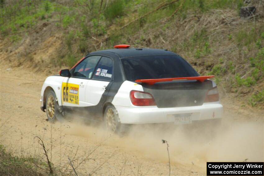 Jason Cook / Tim Kohlmann Subaru Impreza on SS1, J5 North.