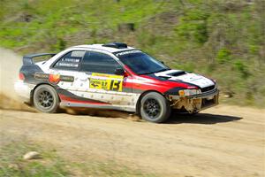 Chris Barribeau / Alex Ferencz Subaru Impreza RS on SS4, J5 South.