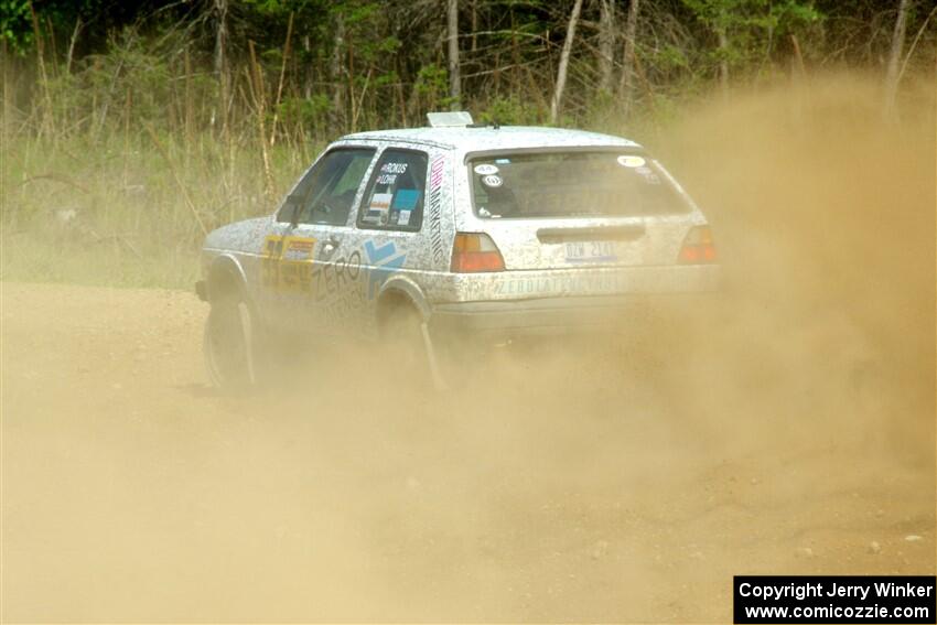 Mark Rokus / Tabitha Lohr VW GTI on SS4, J5 South.