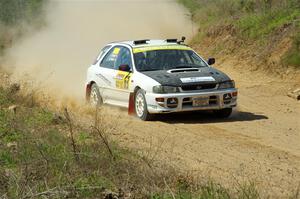Aidan Hicks / John Hicks Subaru Impreza Wagon on SS4, J5 South.