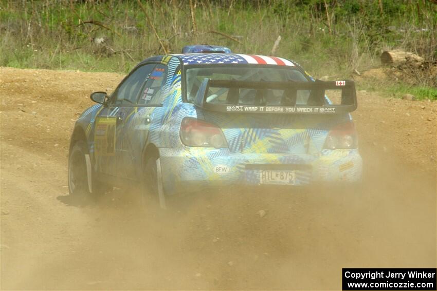 Matt James / Jackie James Subaru Impreza on SS4, J5 South.