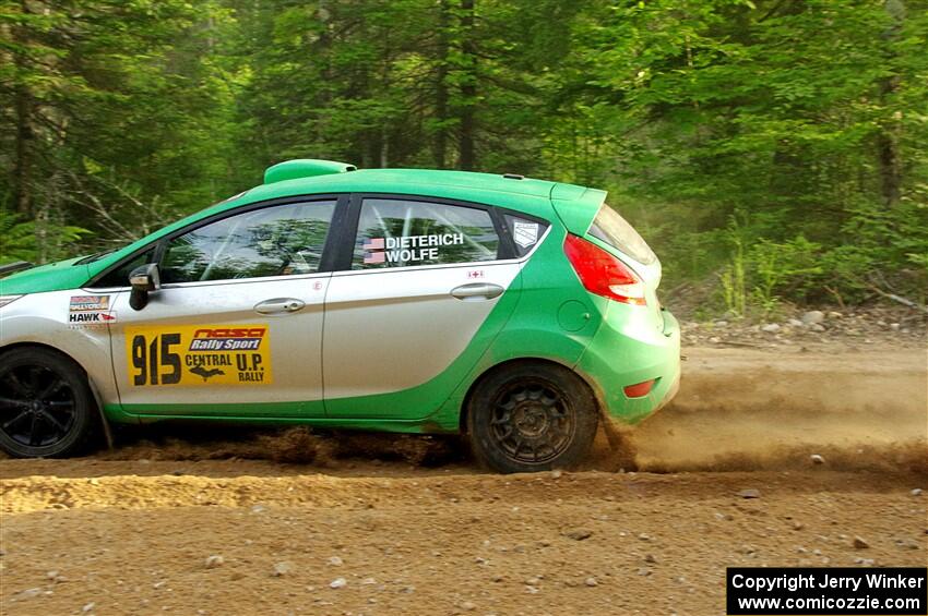 Eric Dieterich / Jake Wolfe Ford Fiesta on SS7, Sand Rd. Long.