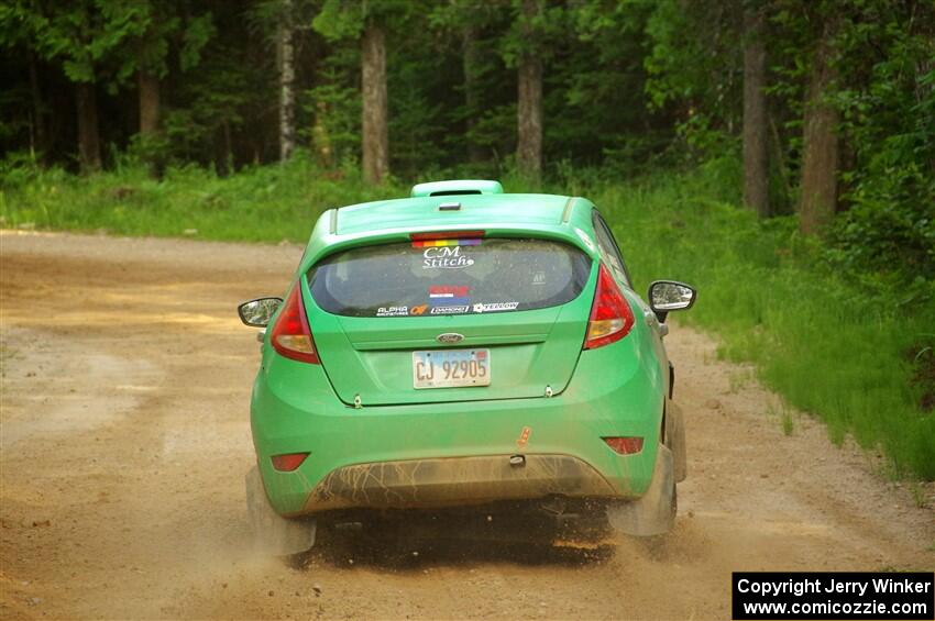 Eric Dieterich / Jake Wolfe Ford Fiesta on SS7, Sand Rd. Long.