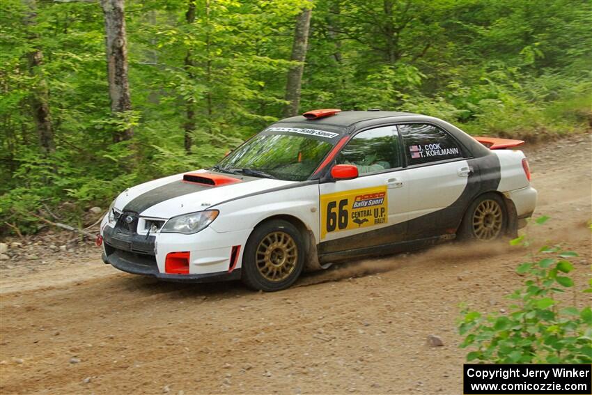 Jason Cook / Tim Kohlmann Subaru Impreza on SS7, Sand Rd. Long.