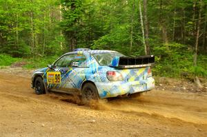 Matt James / Jackie James Subaru Impreza on SS7, Sand Rd. Long.