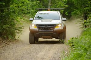 A Chevy Colorado ZR2 Pickup sweeps SS7, Sand Rd. Long.