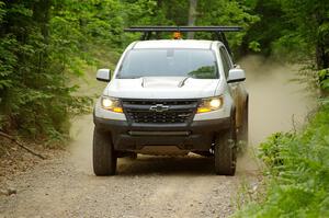 A Chevy Colorado ZR2 Pickup sweeps SS7, Sand Rd. Long.