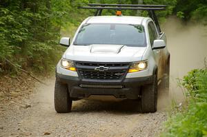 A Chevy Colorado ZR2 Pickup sweeps SS7, Sand Rd. Long.