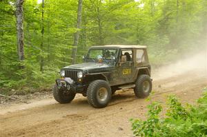 A Jeep TJ sweeps SS7, Sand Rd. Long.