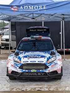 Paul Rowley / Dominik Jozwiak Ford Fiesta R5 before the event.