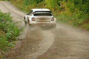 Ryan Booth / Andy Hayes Škoda Fabia on SS1, Steamboat I.