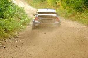 Travis Pastrana / Rhianon Gelsomino Subaru WRX STi on SS1, Steamboat I.