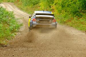 Travis Pastrana / Rhianon Gelsomino Subaru WRX STi on SS1, Steamboat I.