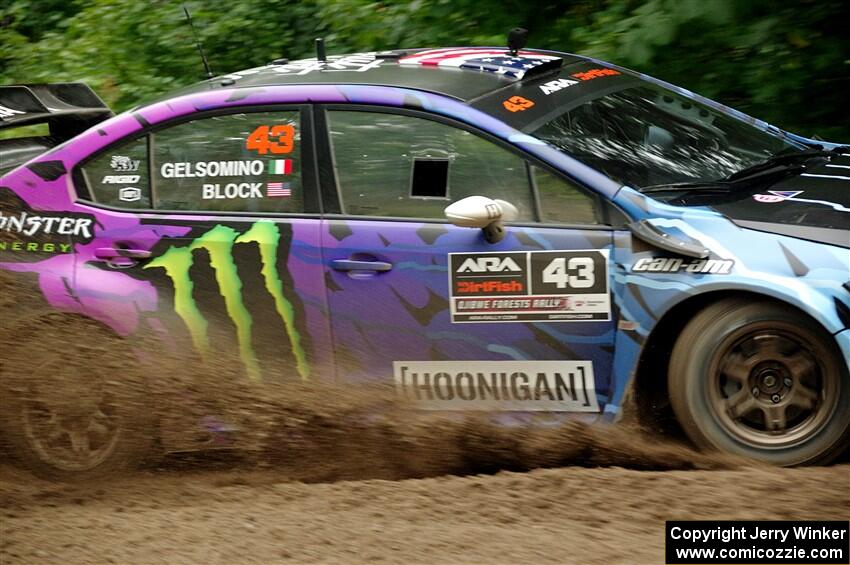 Ken Block / Alex Gelsomino Subaru WRX STi on SS5, Steamboat II.
