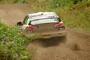 Eamon Fallon / Ozgur Simsek Mitsubishi Lancer Evo X on SS5, Steamboat II.