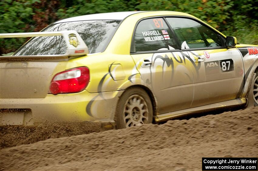 Mark Williams / Steve Harrell Subaru WRX STi on SS5, Steamboat II.