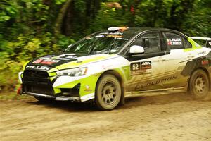 Eamon Fallon / Ozgur Simsek Mitsubishi Lancer Evo X on SS9, Height O' Land I.