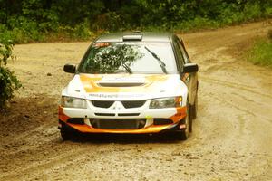 Kyle Tilley / Tim Whitteridge Mitsubishi Lancer Evo VIII on SS9, Height O' Land I.