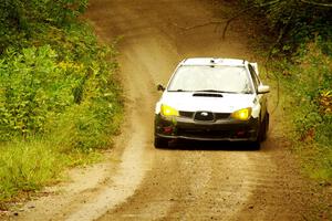 Dave Carapetyan / Adam Kneipp Subaru WRX STi on SS11, Anchor-Mattson.