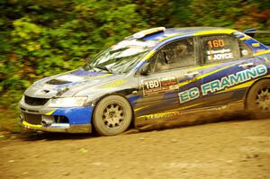 Gary Donoghue / Stephen Joyce Mitsubishi Lancer Evo IX on SS11, Anchor-Mattson.