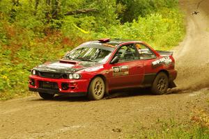 Mark Piatkowski / Claudia Barbera-Pullen Subaru Impreza 2.5RS on SS11, Anchor-Mattson.