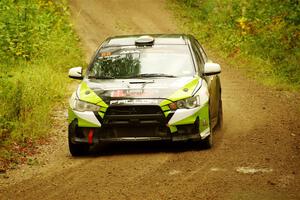 Eamon Fallon / Ozgur Simsek Mitsubishi Lancer Evo X on SS11, Anchor-Mattson.