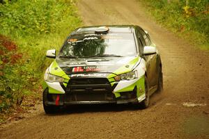 Eamon Fallon / Ozgur Simsek Mitsubishi Lancer Evo X on SS11, Anchor-Mattson.