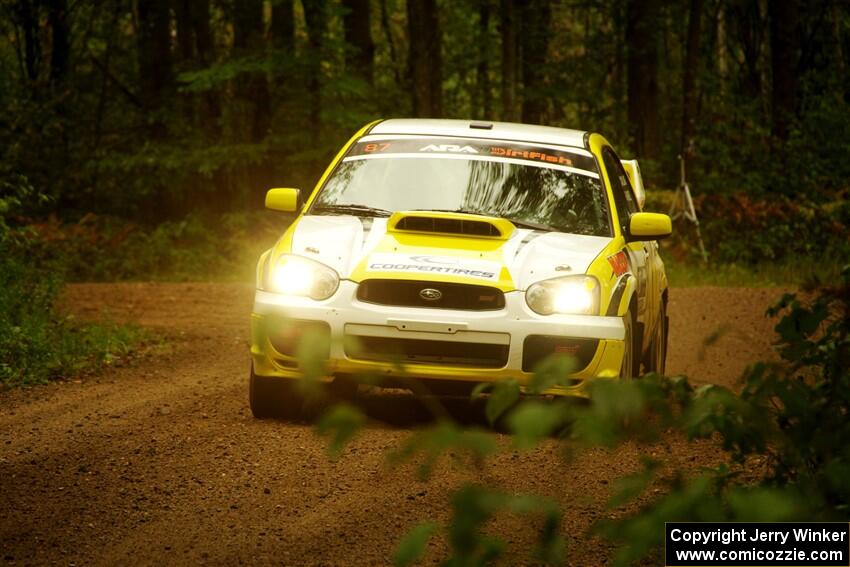 Mark Williams / Steve Harrell Subaru WRX STi on SS11, Anchor-Mattson.