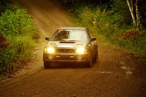 Jordan Locher / Tom Addison Subaru Impreza 2.5RS on SS11, Anchor-Mattson.