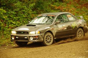 Jordan Locher / Tom Addison Subaru Impreza 2.5RS on SS11, Anchor-Mattson.