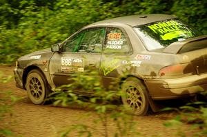 Jordan Locher / Tom Addison Subaru Impreza 2.5RS on SS11, Anchor-Mattson.