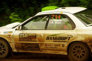 Jordon Haberer / Kevin Allen Subaru Impreza on SS11, Anchor-Mattson.