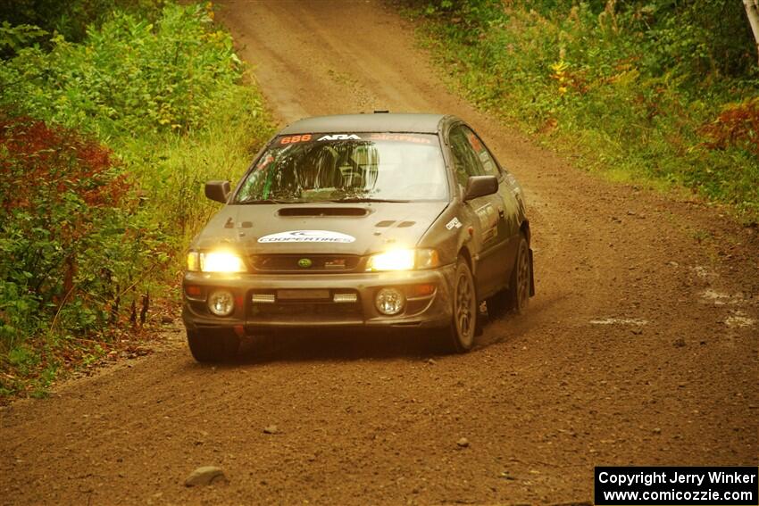 Jordan Locher / Tom Addison Subaru Impreza 2.5RS on SS11, Anchor-Mattson.