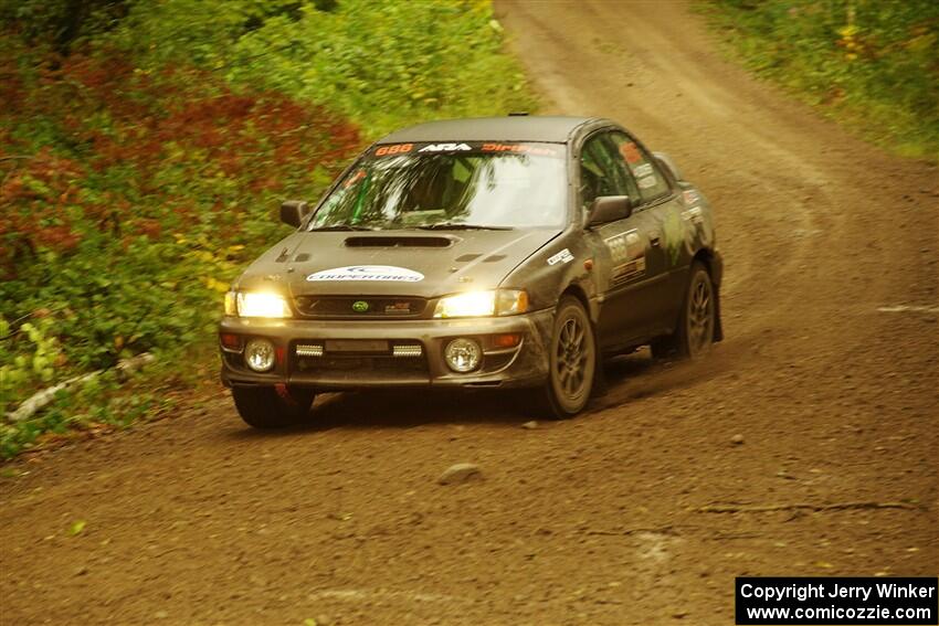 Jordan Locher / Tom Addison Subaru Impreza 2.5RS on SS11, Anchor-Mattson.